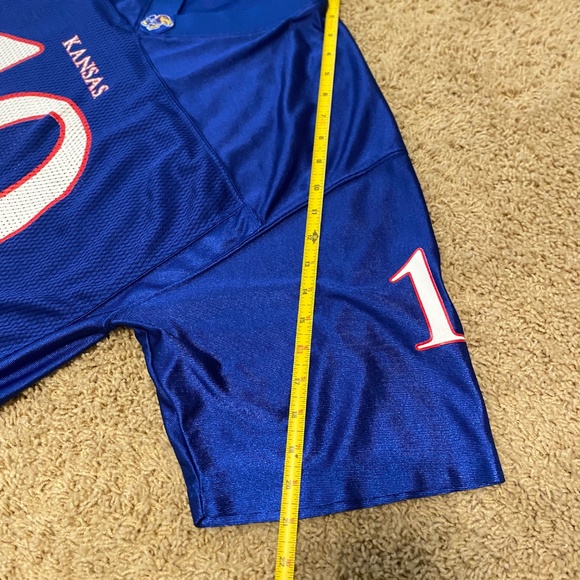 University of Kansas Adidas Pullover Football Jersery #10 - Picture 6 of 16